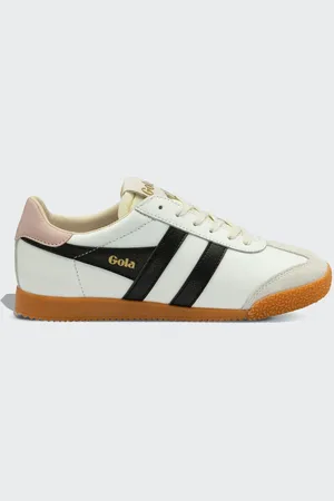 Gola White Black Chalk Pink Womens Elan Trainers AU 5 (EU 36)