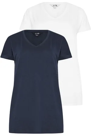Long Tall Sally White Short Sleeve T-Shirts AU 12 Tall