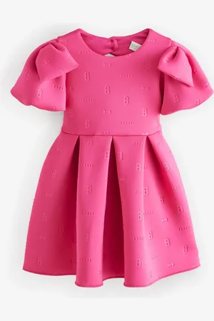 Ted Baker Bow Sleeve Embossed Scuba Dress 11 Years (146cm)