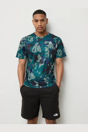 The North Face Green MA 24/7 All Over Print T-Shirt M