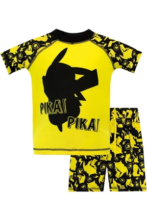 Character Yellow/Black Pokemon Pikachu Swim Set 7