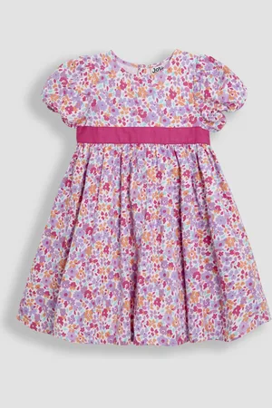 JoJo Maman Bébé Floral Puff Sleeve Party Dress 2