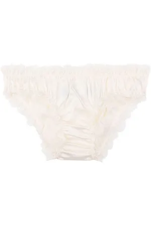 LOVE Stories White Lola Just Married Silk Briefs XXL