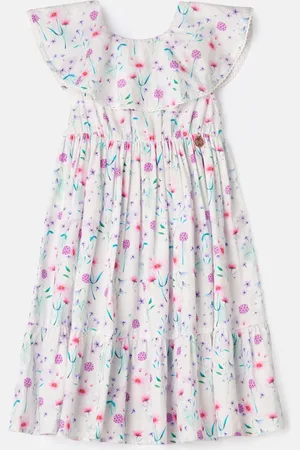 Angel & Rocket Flori Pleated Collar 100% Cotton Dress 8 Years (128 cm)