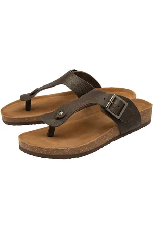Dunlop Brown Toe Post Mens Sandals AU 10 (EU 44)