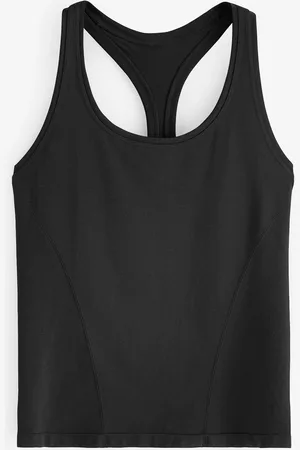Fabletics Black Feather Tech+ Racerback Tank XS