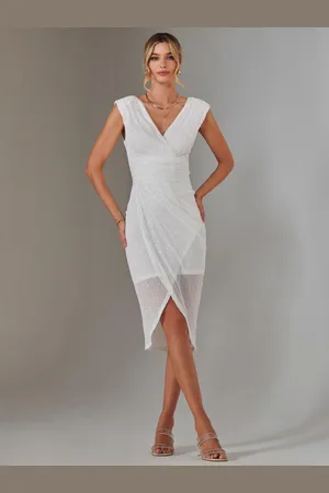 Jolie Moi Aisla Ruched Sequin Bodycon Dress AU 18