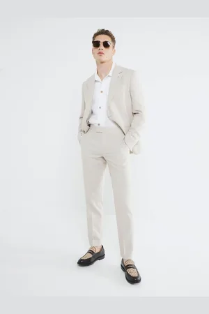 River Island Cream Suit Trousers 34r