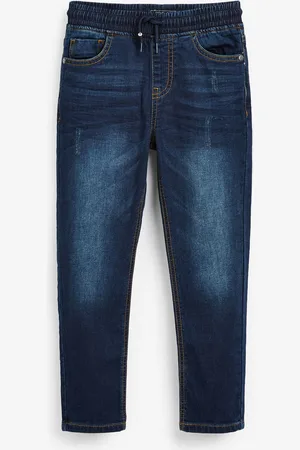 Next Indigo Blue Skinny Fit Stretch Elasticated Waist Jeans (3-16yrs) 12 Years (152cm)