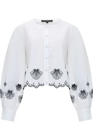 French Connection Cambria 100% Cotton Long Sleeves Shirt xsmall