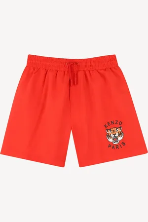 Kenzo Tiger Print Small Logo Swimming Shorts 6 Years (116cm)