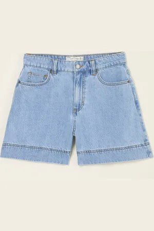 Fat Face FatFace Broadway 100% Cotton Denim Shorts AU 24