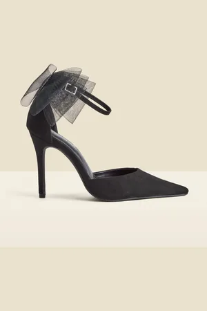 Sosandar Bow Detail Ankle Strap Court Shoes AU 7 (EU 38)