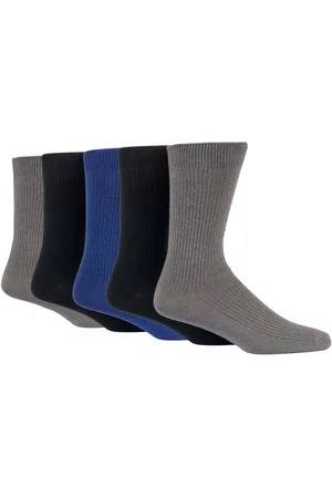 Jeff Banks Black Cotton Leisure Socks One
