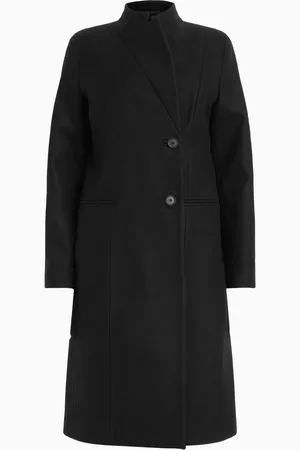 AllSaints AllSaints Black Sidney Coat AU 12