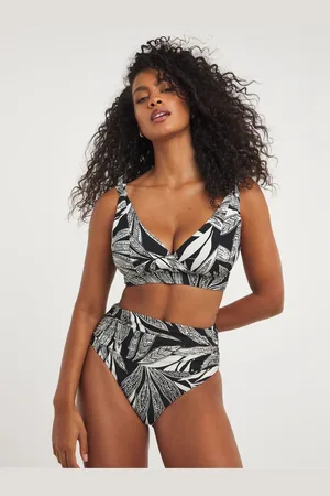 Simply Be Black Print Magisculpt Lose Up To An Inch Bikini Briefs AU 22