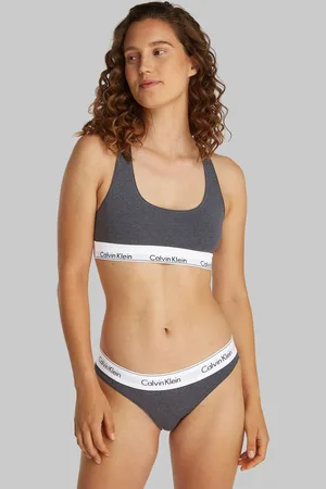 Calvin Klein Grey Modern Cotton Full Briefs M