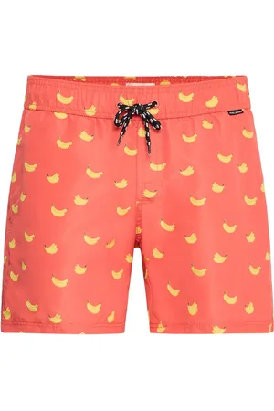 Blend Soft Banana Print Swim Shorts medium