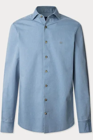 Hackett Tailored Fit Denim Shirt M
