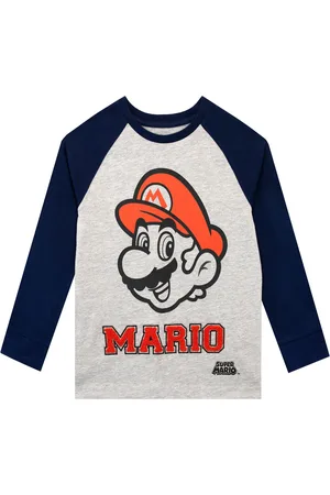 Character Grey Super Mario Long Sleeve Top 7
