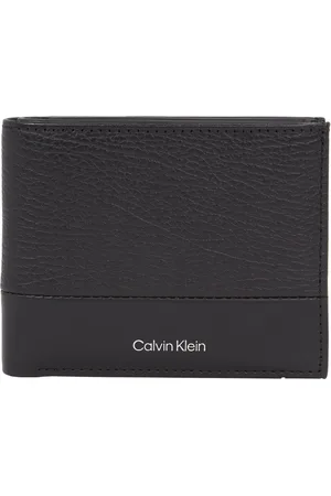 Calvin Klein Black Leather Bifold Wallet One