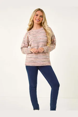 Roman Pink Petite Space Dye Knit Jumper AU 18