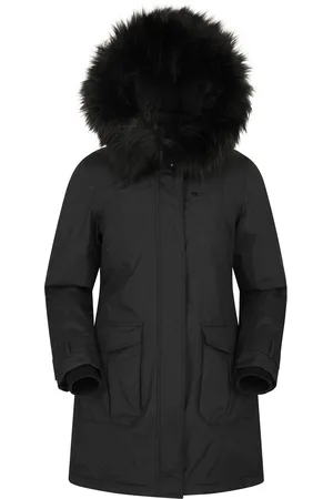 Mountain Warehouse Black Womens Waterproof Aurora Down Coat AU 14