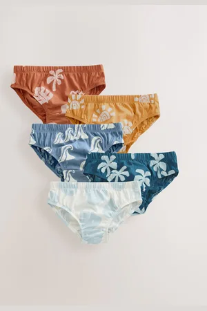 Next Sea Sun Stamp Print 100% Cotton Printed Briefs 5 Pack (1.5-10yrs) 1.5
