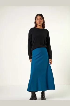 Roman Knitted Midi Stretch Skirt AU 10