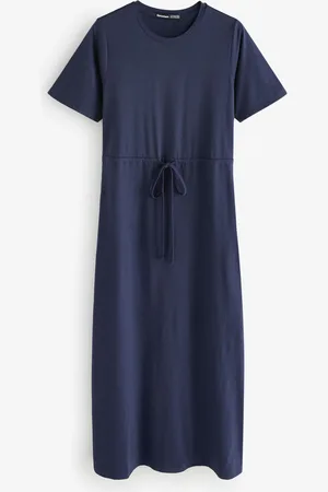 Threadbare Ruched Waist Jersey Midi Dress 16