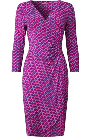 Joe Browns Geometric Rouched Jersey Dress AU 10