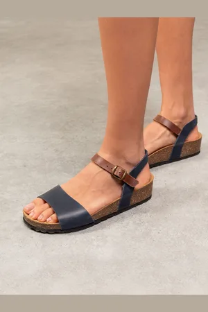 CELTIC & CO. Low Wedge Ankle Strap Sandals AU 6 (EU 37)