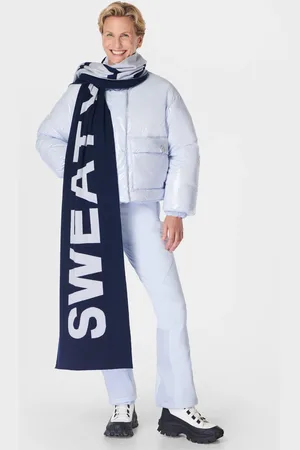 Sweaty Betty Blue Jacquard Scarf One