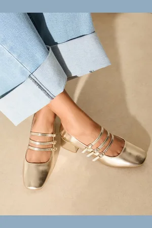 Friends Like These Low Block Heel Triple Strap Maryjane Court Shoes AU 6 (EU 37)