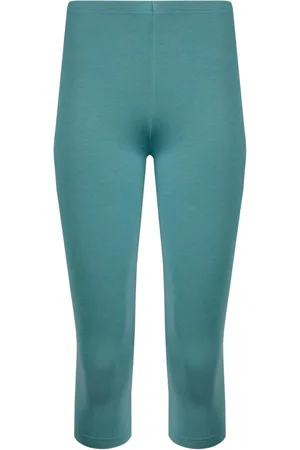 Weird Fish Blue Blondie Cropped Leggings 10