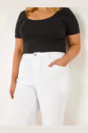Roman Curve Stretch Knee Length Denim Shorts AU 20
