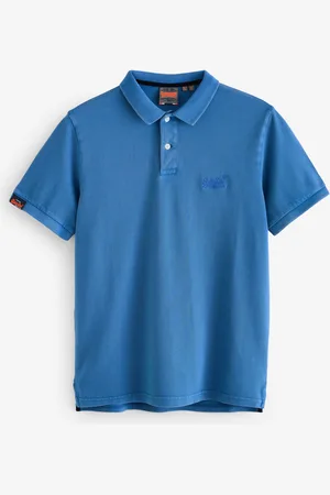 Superdry Vint Destroy 100% Cotton Polo Shirt L