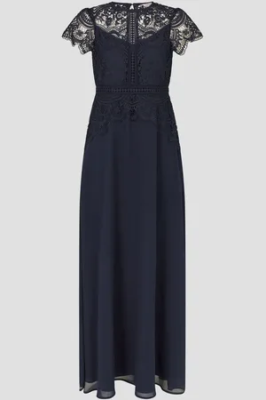 Monsoon Monica Lace Maxi Dress AU 18