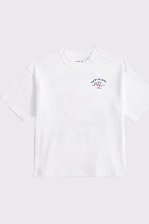 Abercrombie & Fitch Fun Cartoon Back Graphic T-Shirt 15
