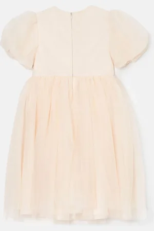 Angel & Rocket Allegra Champagne Silver Bow Dress 11 Years (146cm)