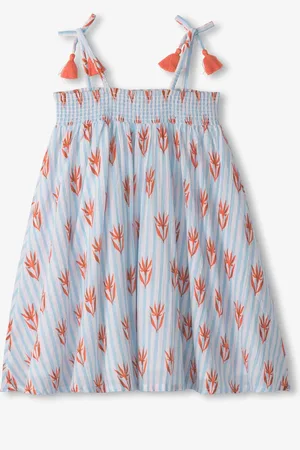 Hatley Crinkle Gauze Ticking Full Dress 10 Years (140cm)