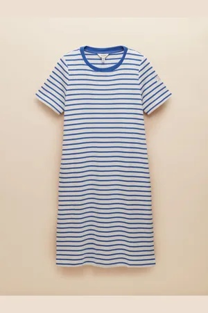 Joules Eden Striped Short Sleeve Jersey Dress AU 10