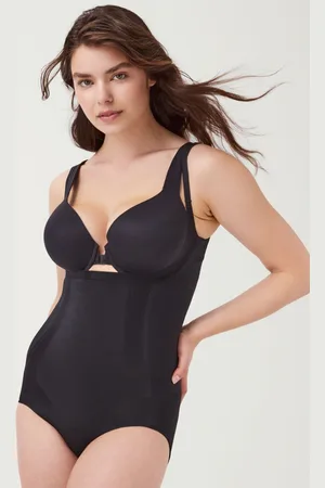 Spanx Sculpt On Core Open-Bust Briefs Bodysuit S