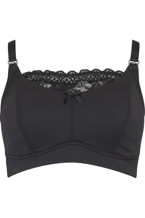 Pour Moi Black Nursing Rebel Longline Multiway Strapless Bra 34 DD