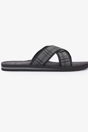 Barbour Black Tartan Toeman Beach Sandals AU 7 (EU 41)