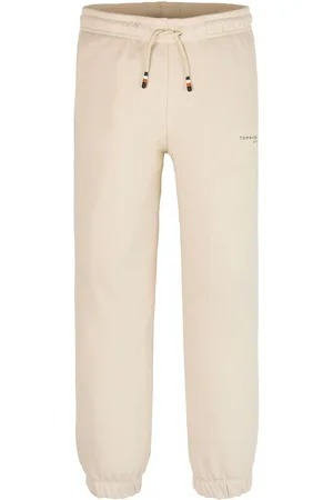 Tommy Hilfiger Cream Unisex Logo Joggers 5 Years (110cm)