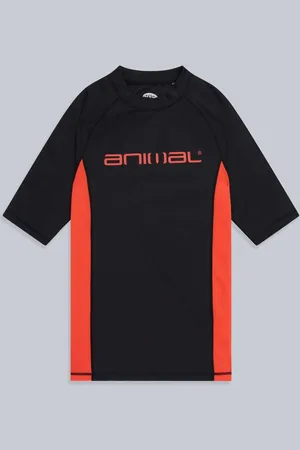 Animale Black Mens Kai Quick Drying Rash Vest M