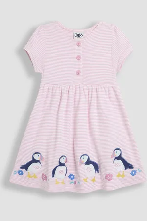 JoJo Maman Bébé Appliqué Button Front Dress 3