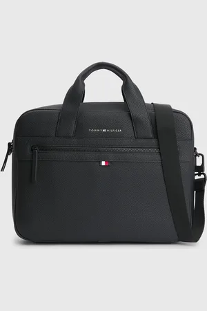 Tommy Hilfiger Black Essential Computer Bag One