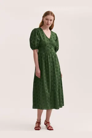 Finery London Una Cotton Broderie Midi Dress 18